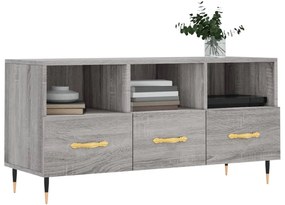 vidaXL Έπιπλο Τηλεόρασης Γκρι Sonoma 102x36x50 εκ. Επεξεργασμένο Ξύλο