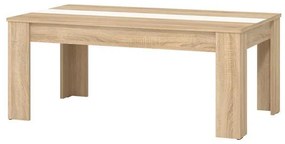 Τραπεζάκι σαλονιού MARENGO σε Sonoma - Opaque White 112x65x46εκ. 112x65x46 εκ.