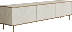 Έπιπλο Τηλεόρασης Τραβερτίνη / Χρυσό IMAJ 180x35x45,2