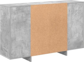 vidaXL Ντουλάπι Γκρι Σκυροδέματος 120x30x75 εκ. Επεξεργασμένο Ξύλο
