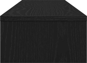 vidaXL Βάση Οθόνης Μαύρη Δρυς 100x24x13 εκ. από Τεχνητό Ξύλο