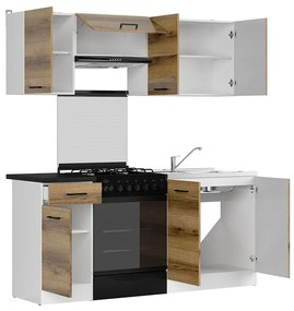 Σετ κουζίνας Econ plus 118, 180x60cm, 74 kg, Πάγκος, Πλαστικοποιημένη μοριοσανίδα | Epipla1.gr