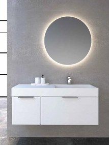 One Project Top 40/B 100  MDF - Πάγκος με Νιπτήρα &amp; Καθρέπτη