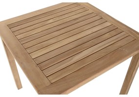 Τραπεζαρία Home ESPRIT Καφέ Ξύλο Τικ 80 x 80 x 77 cm