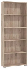 ΒΙΒΛΙΟΘΗΚΗ TOMAR 5 GREY OAK 70x24,5x176,5εκ 11011439