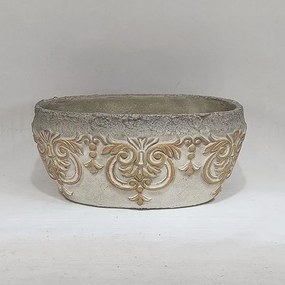 Κασπώ Τσιμεντένιο 752-18055 26x16x12cm Beige Estheti Home Τσιμέντο