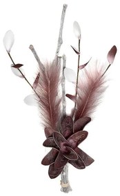 Τεχνητό Λουλούδι-Κλαδί MAP104K4 62cm Purple Espiel Polyethylene
