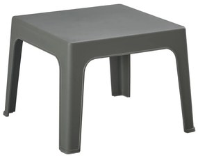 Τραπεζάκι παραλίας SLEEK ΙΙ Τετράγωνο Πολυπροπυλένιο σε Dark Olive 49.5x49.5x40Υεκ. 49.5x49.5x40 εκ.