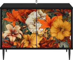 vidaXL Ντουλάπι TV GENNEP 69 x 33 x 50,5 εκ. Μαύρη Δρυς