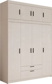 Ντουλάπα τετράφυλλη Elena 4D Plus-Cashmere