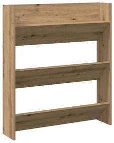 vidaXL Ντουλάπι παπουτσιών τοίχου Artisan Oak Κατασκευασμένο ξύλο