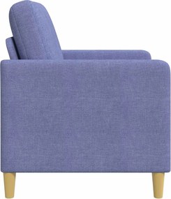 vidaXL Καναπές με Αποθήκευση Μπλε τζην 72 x 78 x 87 εκ. Πολυεστέρας