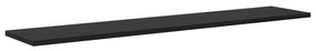 vidaXL Δίσκος Βιβλιοθήκης 4 pcs Μαύρο 100 x 40 x 1.5 εκ. Μοριοσανίδα