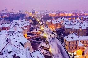 Φωτογραφία Winter in Prague - city panorama, Henryk Sadura