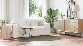 vidaXL Χαλί 'HUARTE' Σύντομη Τρίχα Μαλακό και Πλενόμενο Χρώμα Δάσους 100x200 εκ