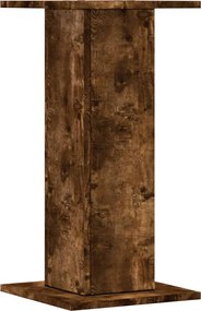 vidaXL Βάσεις Φυτών 2Τεμ. Καπνιστή Δρυς 30x30x60εκ. Επεξεργασμένο Ξύλο