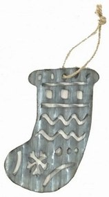 Χριστουγεννιάτικο Στολίδι Oraig 742-2354 13,5x1x13cm Grey Artekko