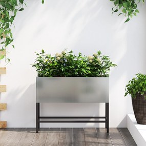 Υψωμένος Κήπος 60x26x45 εκ Γαλβανισμένο Ατσάλι