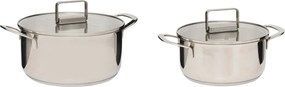 Κατσαρόλες Ανοξείδωτες (Σετ 2τμχ) F-V Pot 204652
