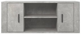 vidaXL Έπιπλο Τηλεόρασης Γκρι Σκυρ. 100x35x40 εκ. Επεξ. Ξύλο
