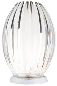 Φωτιστικό Επιτραπέζιο Acrylic &amp; Silicon SF8574 Clear Metal,Acrylic