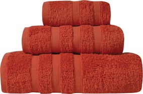 Πετσέτα Χεριών (30x50) Das Home Prestige Line 650gsm Τερακότα