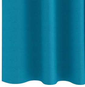 vidaXL Κουρτίνες με κουρτίνες 2 pcs Τιρκουάζ 225 x 140 εκ. Πολυεστέρας