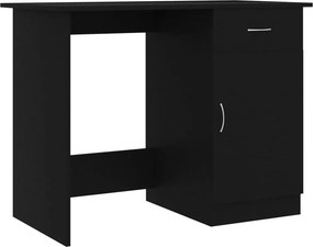 vidaXL Γραφείο Μαύρο 100 x 50 x 76 εκ. από Επεξ. Ξύλο