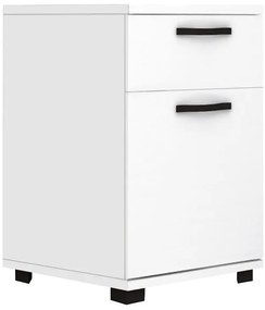 Megapap Κομοδίνο - Συρταριέρα Γραφείου Veto Λευκό 40x39x57εκ.