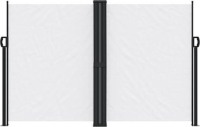 vidaXL Σκίαστρο Πλαϊνό Συρόμενο Λευκό 160 x 1200 εκ.