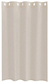vidaXL Κουρτίνες με κουρτίνες 2 pcs Άμμος 140x175cm Πολυεστέρας