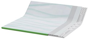 vidaXL Στρώματα Άλλο Λευκό και Πράσινο 200 x 200 cm