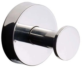 Άγκιστρο Μπάνιου Μονό Uno 1201 5,5x5,2x5,5cm Chrome Karag Stainless Steel