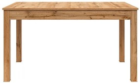 Τραπέζι Boston 299, Wotan δρυς, 76x80x140cm, 37 kg, Επιμήκυνση, Πλαστικοποιημένη μοριοσανίδα | Epipla1.gr