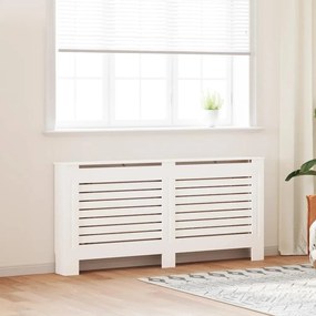 vidaXL Κάλυμμα Καλοριφέρ Λευκό 172 x 19 x 81,5 εκ. από MDF