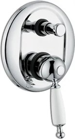 Bugnatese Oxford 6372 Chrome - Μίκτης εντοιχισμού 2 εξοδων με εκτροπεα