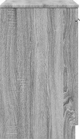 vidaXL Ντουλάπι Μπάνιου Γκρι Sonoma 54 x 41 x 70 εκ Επεξεργασμένο Ξύλο