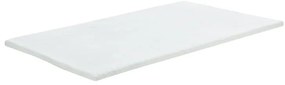 Ανώστρωμα Casmeriane roll pack λευκό ύφασμα-memory foam 140x200x5εκ 140x200x5 εκ.