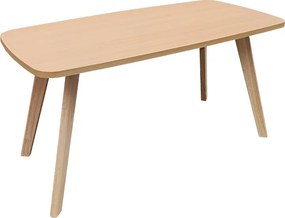 Τραπέζι σαλονιού Komela mdf σε φυσική απόχρωση 100x48x45cm