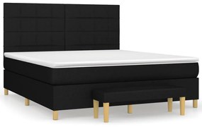 ΚΡΕΒΑΤΙ BOXSPRING ΜΕ ΣΤΡΩΜΑ ΜΑΥΡΟ 180X200 ΕΚ. ΥΦΑΣΜΑΤΙΝΟ 3137175