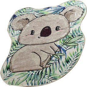 Hall Carpet (80 x 100) Koala Shape Multicolor