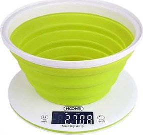 Hoomei HM-1230 Ψηφιακή Ζυγαριά Κουζίνας 1gr/5kg Πράσινη