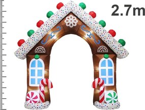 ΕΟΡΤΑΣΤΙΚΉ ΔΙΑΚΌΣΜΗΣΗ ΜΕΓΆΛΟΥ ΜΕΓΈΘΟΥΣ INFLATABLE GINGERBREAD HOUSE