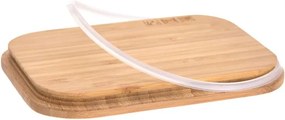 Laessig Φαγητοδοχείο inox με καπάκι bamboo, Garden Explorer