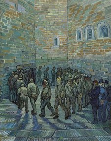 Αναπαραγωγή The Exercise Yard, or The Convict Prison, 1890, Vincent van Gogh