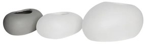 FLOWER POT-ROCK 40x30x19cm, Cement Απόχρωση White 40x30x19cm Ε6320,Α1