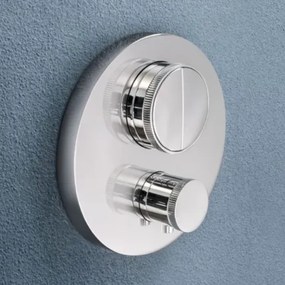 Almar Thermo Core Push E176632 Chrome - Θερμοστατικος Μίκτης εντοιχισμού 2 εξόδων