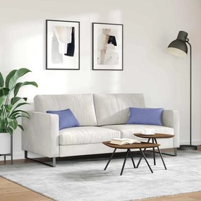 vidaXL Μαξιλάρι Καναπέ 2 pcs Μπλε τζην 50 x 30 cm ύφασμα