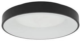 Φωτιστικό Οροφής - Πλαφονιέρα Nikki Round 11211 48x9cm 48W 4000K 4200lm Led Black Nowodvorski