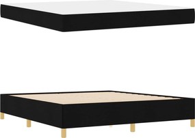 vidaXL Σκελετός Κρεβατιού Μαύρο 180 x 200 cm ύφασμα